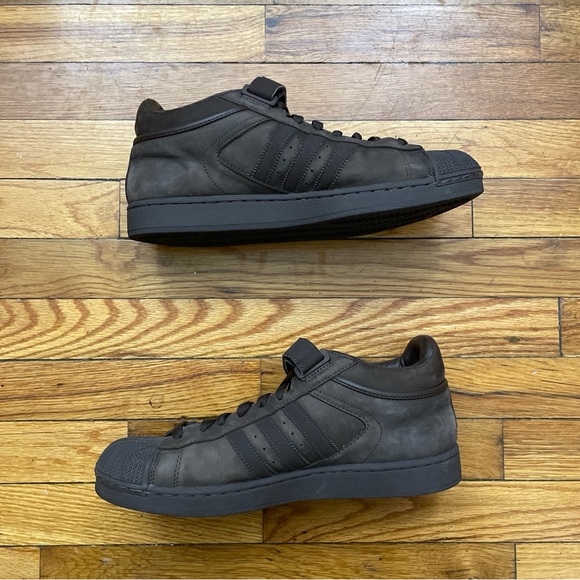 2005 Adidas Pro Model Low Strap Brown Size 11.5M Used No Box VTG Retro Rare - Picture 2 of 7